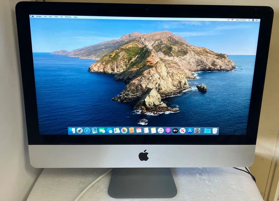Apple iMac 21.5" A1418 AIO Desktop PC Intel i5-4570R CPU / 8GB RAM / 1TB HDD ~ - Image 1 of 4