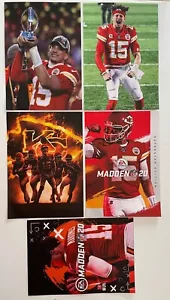 LOT of * 5 * PATRICK MAHOMES POSTERS 9 1/2 X 13 1/2 INCHES NEW - Picture 1 of 7