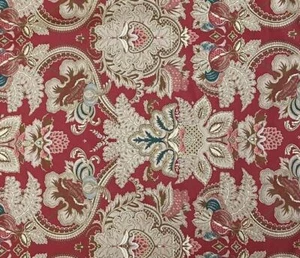Ralph Lauren Vintage JARDINIERE MEDIEVAL Satén Diseñador Tela Restos Piezas - Imagen 1 de 1