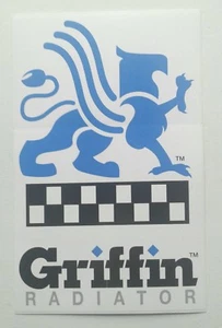 2 ~ Griffin Radiator Authentic Nascar contingency decals race stickers FREE SHIP - Picture 1 of 1