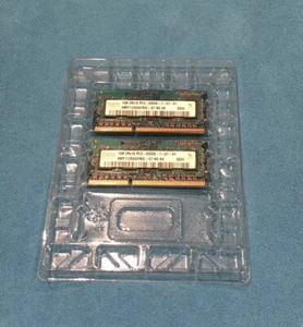 2 X Hynix 1GB RAM Module 2 Rx16 PC3 8500s HMT112S6AFR6C - Picture 1 of 1