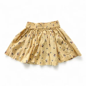 Hanna Andersson Yellow Floral Circle Skirt Smocked Waist Size 110 cm US 5 - Picture 1 of 4