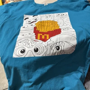 McDonald’s Lego French Fry Tee Shirt Size Large - Picture 1 of 12