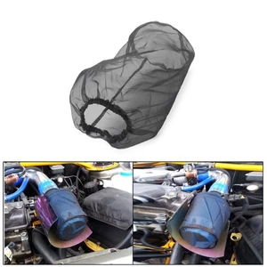 Black Engine Cold Air Intake Pre Filter Conical Cover Polyester Cloth Filter - Picture 1 of 7