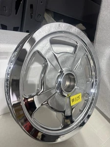 HARLEY PULLEY TOURING 37781-09 CHROME Street Glide 2000 23 Blemish #105 OUTRIGHT - Picture 1 of 9