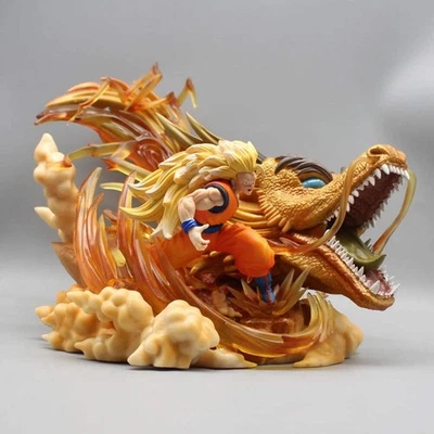 Dragon Ball Z - Goku Super Saiyan 3 Dragon Fist Figura Estatua 21,5 cm PVC - Imagen 1 de 4