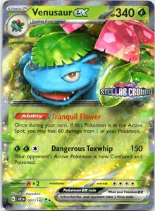 Venusaur ex (Stellar Crown Stamp) Double Rare Miscellaneous Cards & Products 001 - Bild 1 von 2