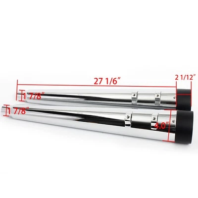 Silenciadores de escape para tubos de megáfono de motocicleta para Harley Touring Road Glide 95-16 Foto 1 de 4