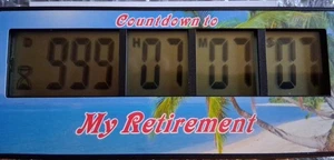 AIMILAR Digital Retirement Countdown Timer 999 Days - Picture 1 of 7
