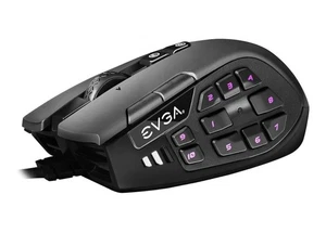 EVGA X15 MMO Gaming Mouse, 8k, Wired, Black, Customizable - Picture 1 of 3