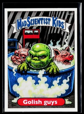 Mad Scientist 40K GPK Spoof #4-08 KIDS COLOR VARIANT #'d 1/1 ~ Golish Guys - Image 1 of 2