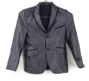 Tazio Boys Gray Wool Blazer - Size 7 - Picture 1 of 8