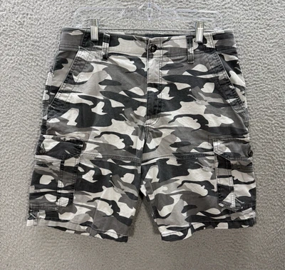 Pantalones Cortos Lee Para Hombre 33 Negro Gris Camuflaje Ripstop Movimiento Extremo Carga Ropa de Trabajo Foto 1 de 4