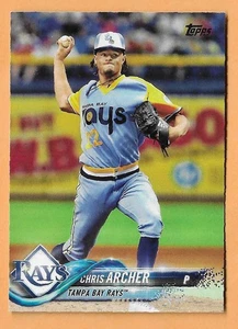 CHRIS ARCHER TAMPA BAY RAYS #191 - TOPPS NM-MT 2018 - Picture 1 of 2