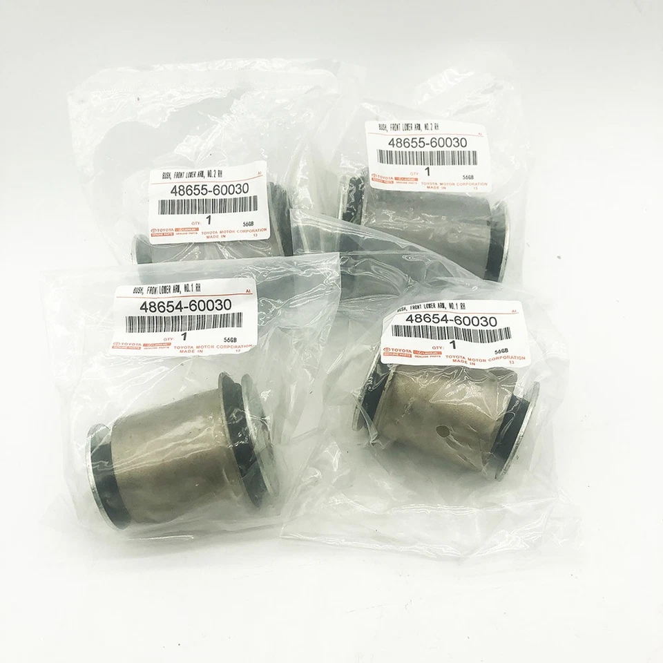  New OEM 4Pcs For TOYOTA 03-09 4RUNNER GX470 LOWER CONTROL ARM FRONT BUSHING  Foto 1 de 3