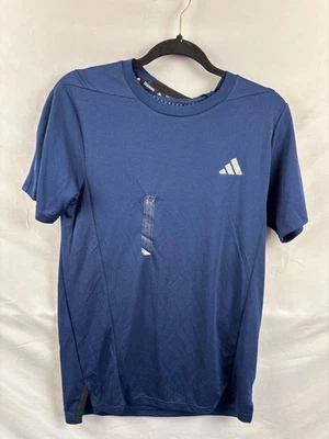 Camiseta Adidas masculina azul marinho HEAT RDY treinamento manga curta tamanho P nova com etiquetas - Imagem 1 de 4