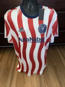 NWT 2021-22 Adidas Men’s Inter Miami Soccer Pre Match Americana Jersey 2XL MLS - Picture 1 of 7