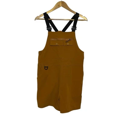 NUEVO CON ETIQUETAS STOIC Utility Shortall Mameluco Corto Una Pieza Marrón Para Mujer Mediano Foto 1 de 4
