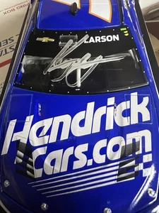 Autographed Kyle Larson 2024 #5 HMS 1/24 HendrickCars Indy Brickyard RWV Camaro - Picture 1 of 8