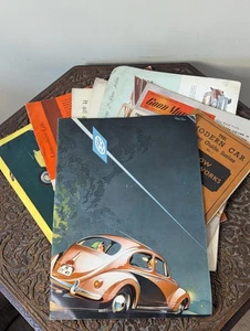 1958/59 Volkswagen Beetle Full Colour Sales Brochure VW Bug Convertible & More - Picture 1 of 23