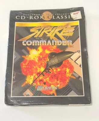 Strike Commander -E. Arts - IBM CD-ROM - Big Box PC - 1992 Origin & Speech Pack - Image 1 of 4