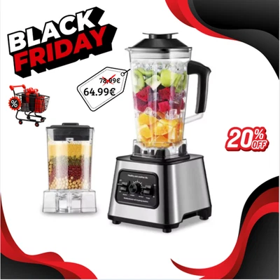 Standmixer 6000W, Mixer Entsafter Smoothie Maker, 2,5l, Universal - Bild 1 von 4