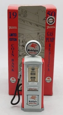 Gearbox 66007 1950 Tokheim Mobilgas Gas Pump Replica Coin Bank EX/Box - Image 1 of 4