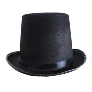 Felt Hat Fancy Dress Hat Magician Hat Costume Accessory (Black) - Picture 1 of 4