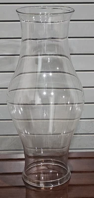 Blenko Blown Glass Large Hurricane Shade 22.5" H Williamsburg Style - Image 1 of 4