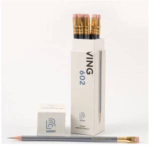 A Dozen PALOMINO Blackwing Lápiz 602 Firme Suave Rápido Escribir Dibujo Hecho en Japón - Imagen 1 de 1