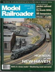 Revista modelo Railroader enero 1992 (High Noon on the New Haven) - Imagen 1 de 2