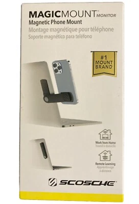 Scosche MagicMount Monitor Magnetic Phone Mount For PC Laptop Desktop Brand New - Image 1 of 3
