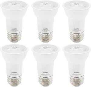 6PK LED Dimmable Long Neck Spotlight Flood Light, 7W (75W Halogen), 500LM, 2700K - Picture 1 of 2
