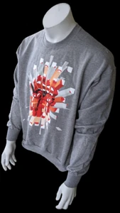 Vintage Men's Rolling Stones Tongue Graphic 2006 Concert Gray Band Sweatshirt - Picture 1 of 4