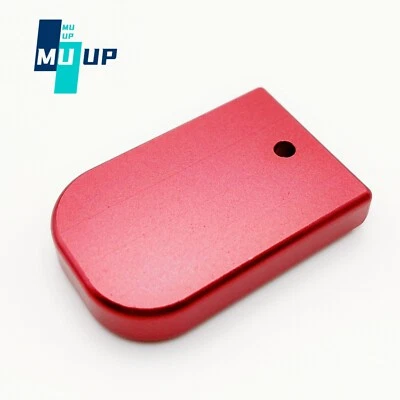 Magazine Base Plate for Glock 17 19 22 23 34 45 Gen 5 9MM .40 S&W Red - Image 1 of 4