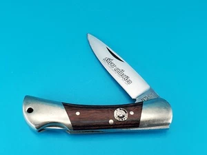Vintage IC Cut Silver Moose Silver Collection Lockback Knife! Japan! - Picture 1 of 8
