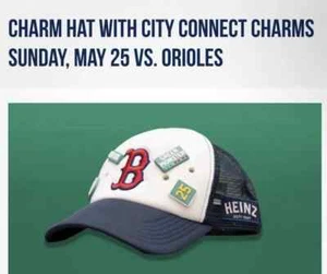 2025 Boston Red Sox City Connect Charm Hat Fenway Promotional New 5/25 - Picture 1 of 3