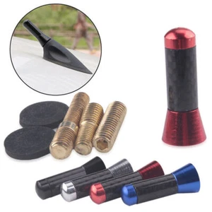 Antena aérea roja corta de fibra de carbono de 3,5 cm 1,4" para Mini Honda S2000 Lancer - Imagen 1 de 7