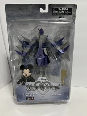 Diamond Select Kingdom Hearts Black Coat Mickey & Assassin Action Figures NEW B1 - Image 1 of 2