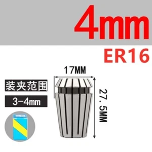 ER16 4mm Spring Collet Chuck Tool Bit Holder for Milling Lathe Chuck ER16-4 - Picture 1 of 1