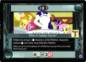My Little Pony CCG Who is Gabby Gums? Common Card - Picture 1 of 2