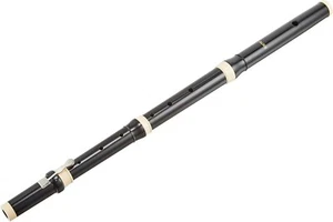 AULOS AF-1 Glenzer Traverso Querflöte Schwarz Elfenbein Barock mit Softcase Neu Japan - Bild 1 von 3
