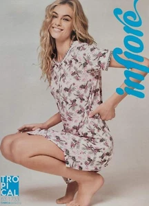 CAMICIA DA NOTTE LEGGERA A FANTASIA ZEBRE O FENICOTTERI - Picture 1 of 29