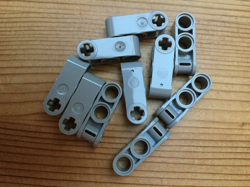 Lego Technic 10 St.Axle and Pin Connector Perpendicular 3L with 2 Pin Holes LBG - Bild 1 von 1