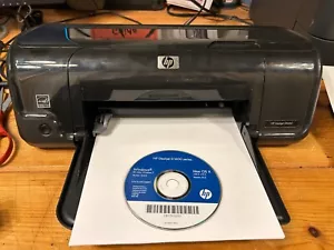 HP DeskJet D1660 Inkjet Printer Tested & Working! Cable,black ink, & Power Cord - Picture 1 of 4