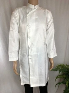 White Ao Dai For Men,Vietnamese Traditional Ao Dai for Men No Pants G12 - Picture 1 of 5