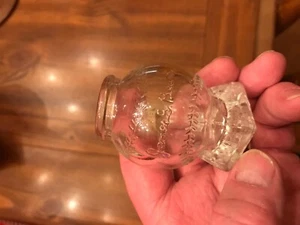 James B. Beam Embossed Glass MVP Baseball Shaped Shot Glass Jim Beam. - Picture 1 of 4
