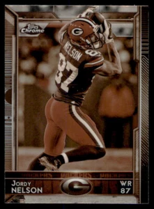 2015 Topps Chrome Mini Jordy Nelson #21 rifrattore seppia spedizione gratuita - Foto 1 di 2