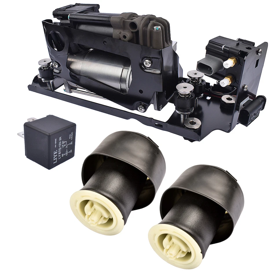 Kompressor+2*Luftfederung Hinten für BMW 5er F07 F10 F11 F18 520i 535i 550i - Bild 1 von 4