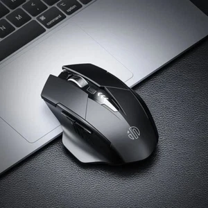 2.4G Wireless Mouse 500mAh Ergonomic Rechargeable Power Display Office Home - Picture 1 of 22